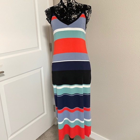 Halogen Multi Stripe Dress - Picture 9 of 9